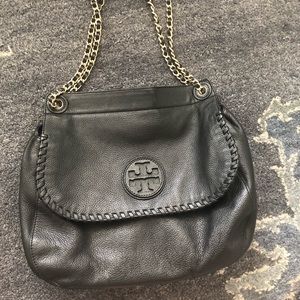 Tory Burch Marion Leather Saddle Bag